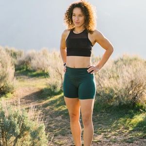 Zyia Seamless Hustle Shorts - green